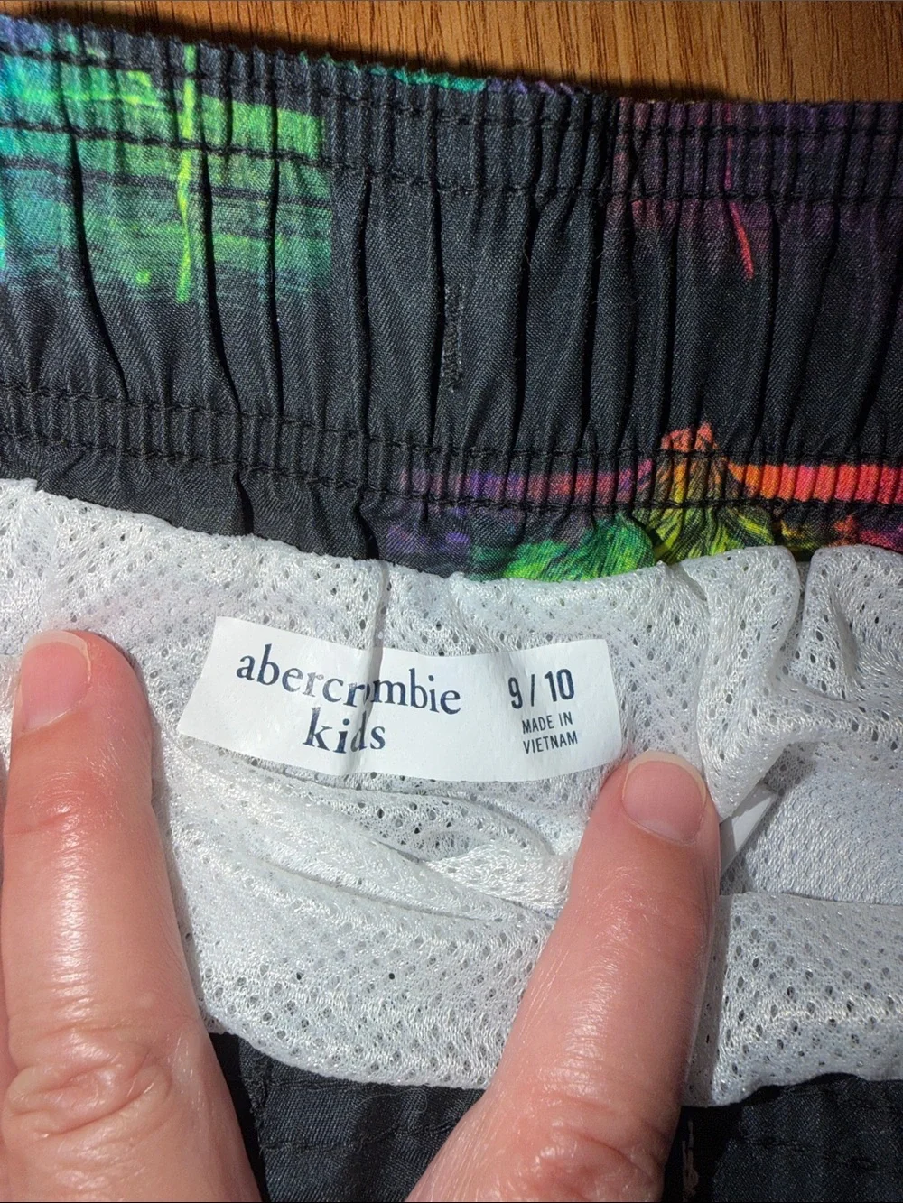 Abercrombie Kids Neon Tropical Boys Swim Trunks Boys 9/10